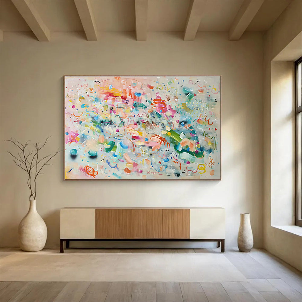 Custom Abstract Art for Bedroom & Living Room DKH059