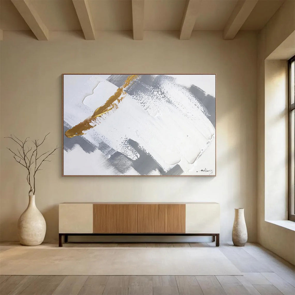 “Mystic Currents” Giant Abstract Wall Decor for Living Room & Hallway DKH317