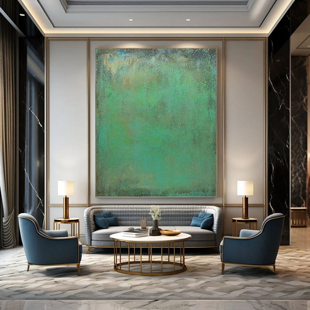 Grand Hand - Painted Textured Abstract Painting for Retail Store & Showroom DKH1213