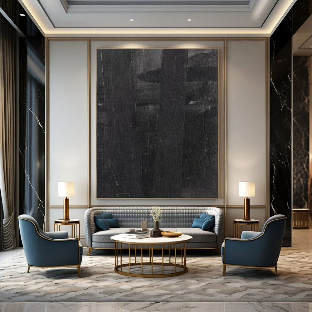 Hand-Painted Bespoke Abstract Canvas for Bedroom & Bar LargeART1927