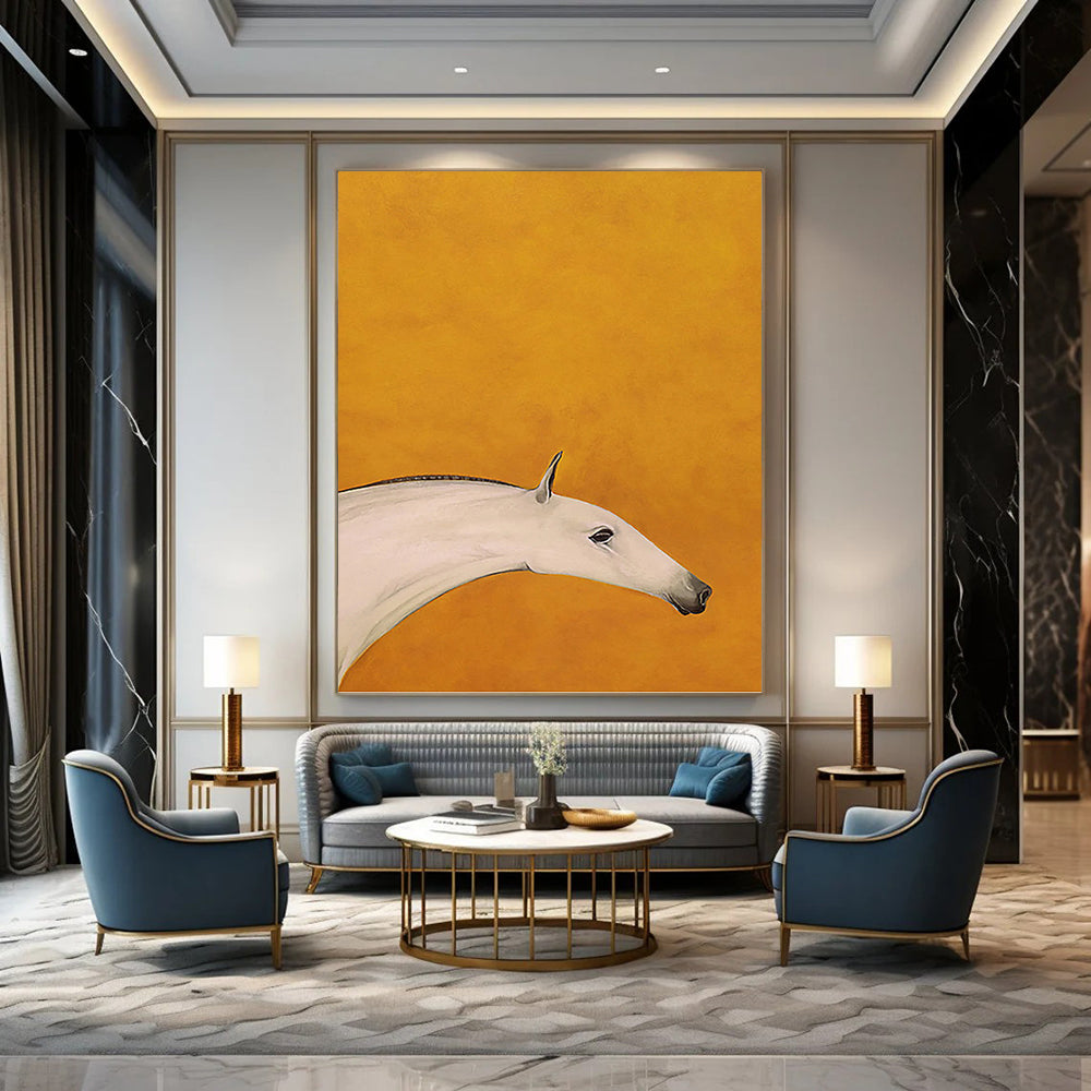 Large - Sized Energetic Hand - Painted Textured Abstract on Canvas for Office & Bedroom DKH1427