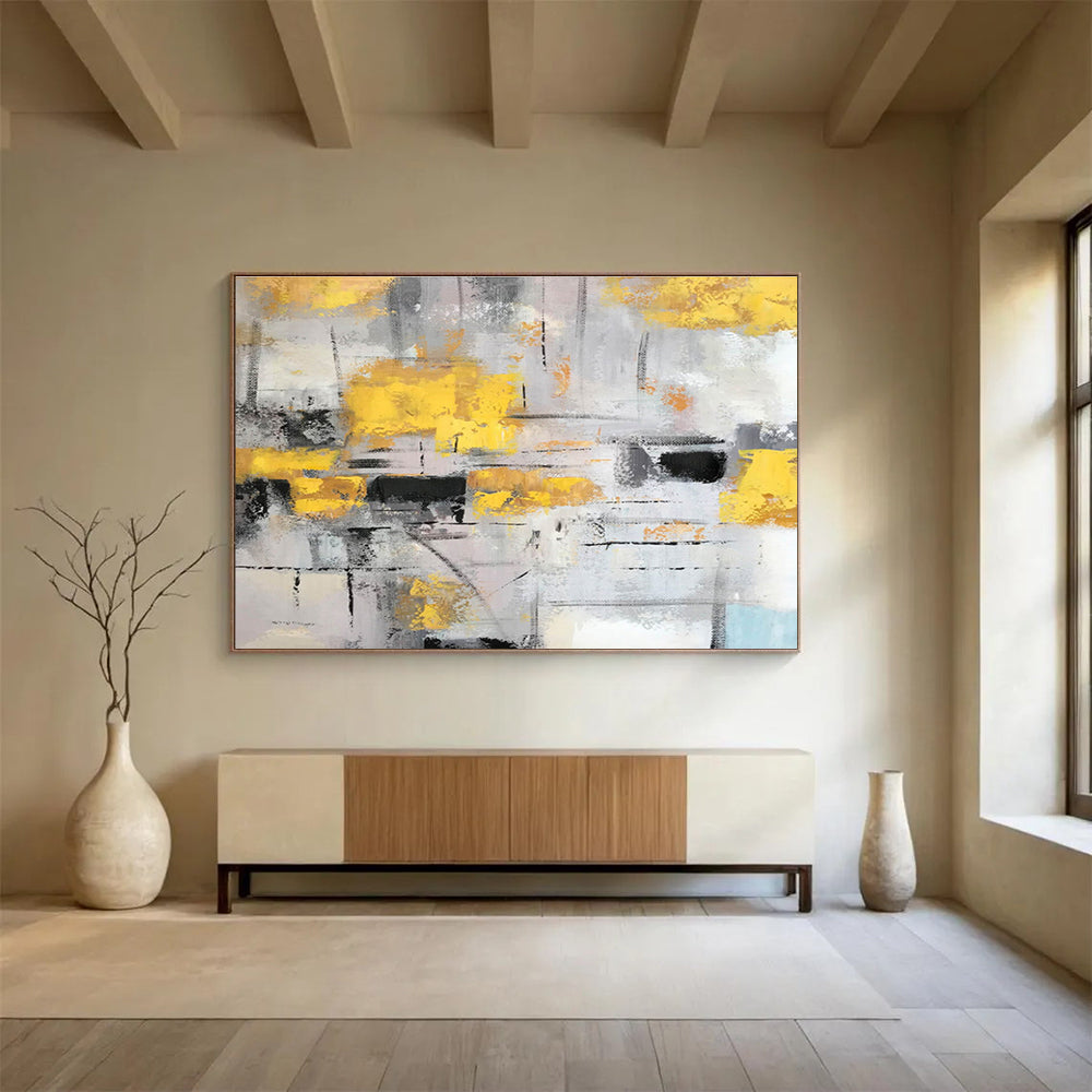 “Enchanted Currents” Immense Abstract Wall Mural for Hallway & Bar DKH285