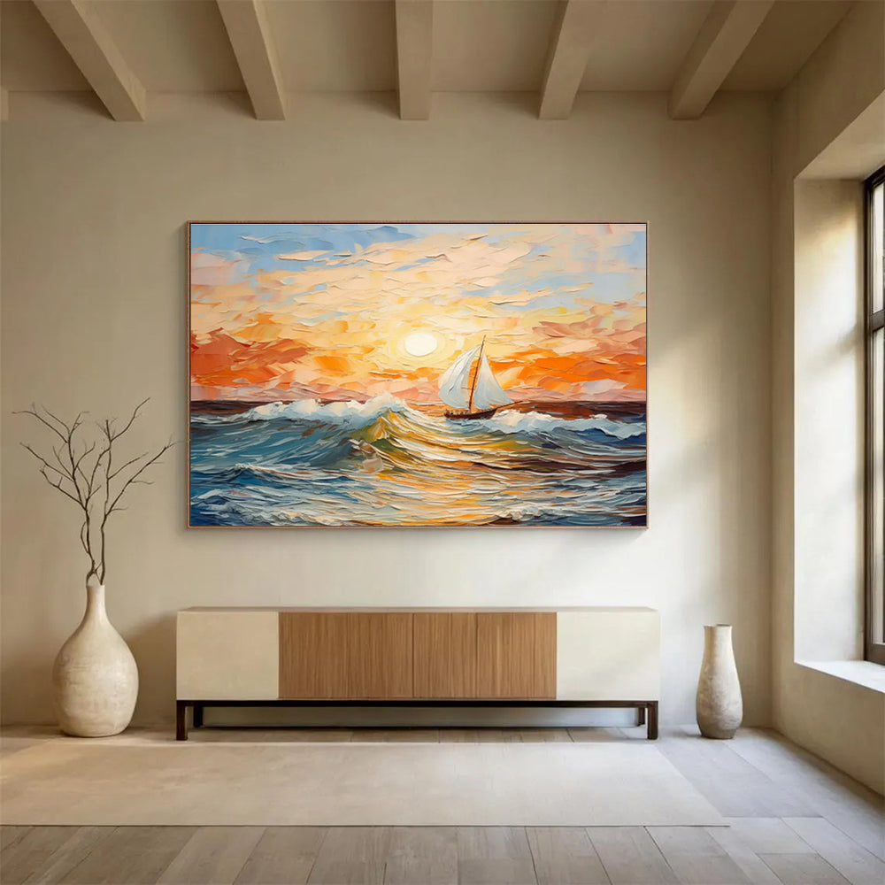 Massive Hand - Painted Textured Abstract Artwork for Office & Hallway DKH625
