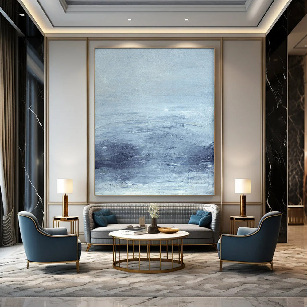 Lively & Energetic Custom Hand-Painted Abstract Painting for Dining Room & Bar LargeART1962