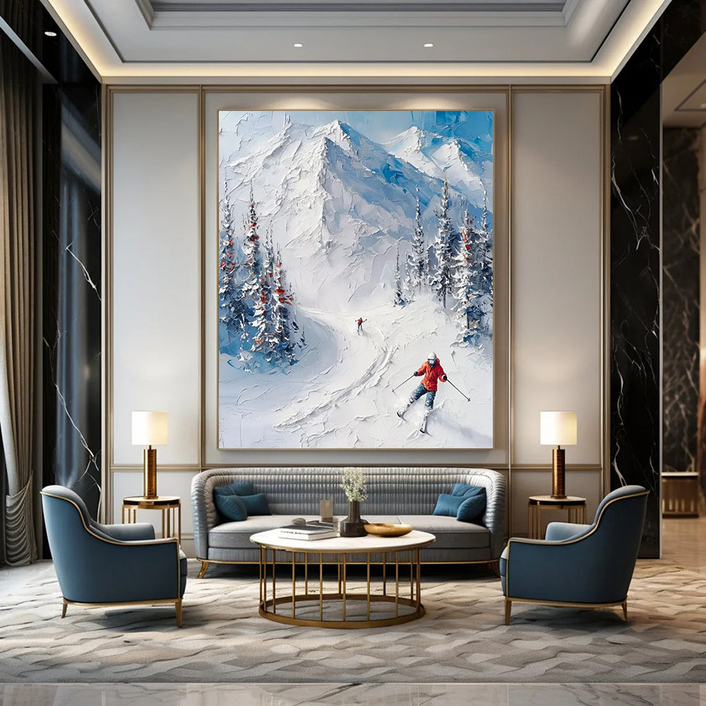 Hand-Painted Large Custom Abstract Creations for Bedroom & Office DTP313