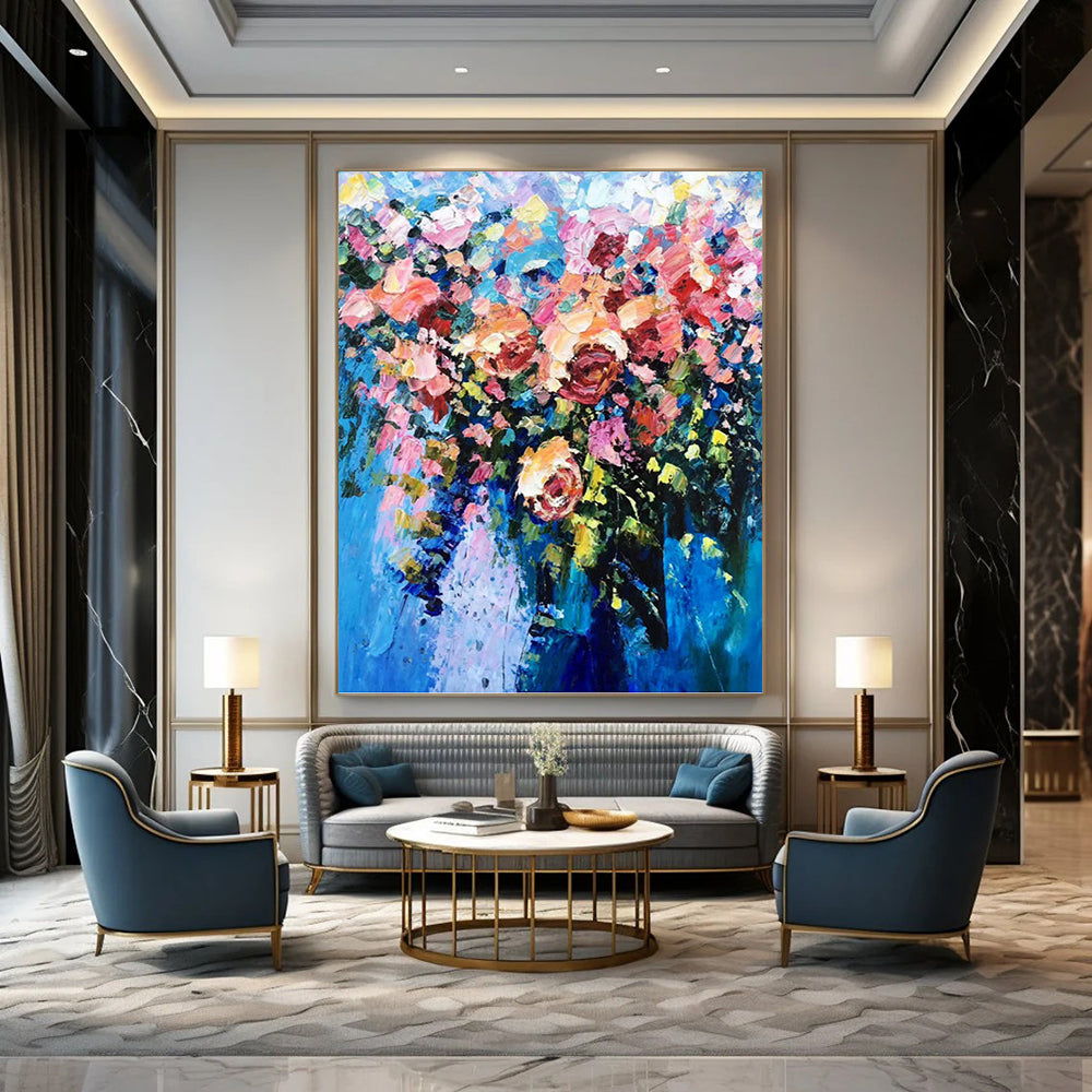 Magical Hand - Painted Textured Abstract for Bedroom & Entryway DKH1349