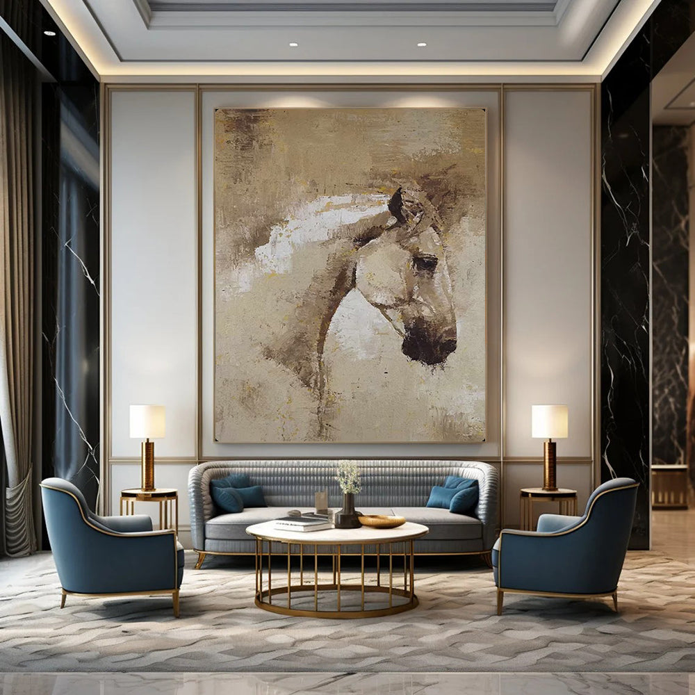 Massive Hand-Painted Abstract Wall Art for Bar & Hotel Lobby LargeART2176