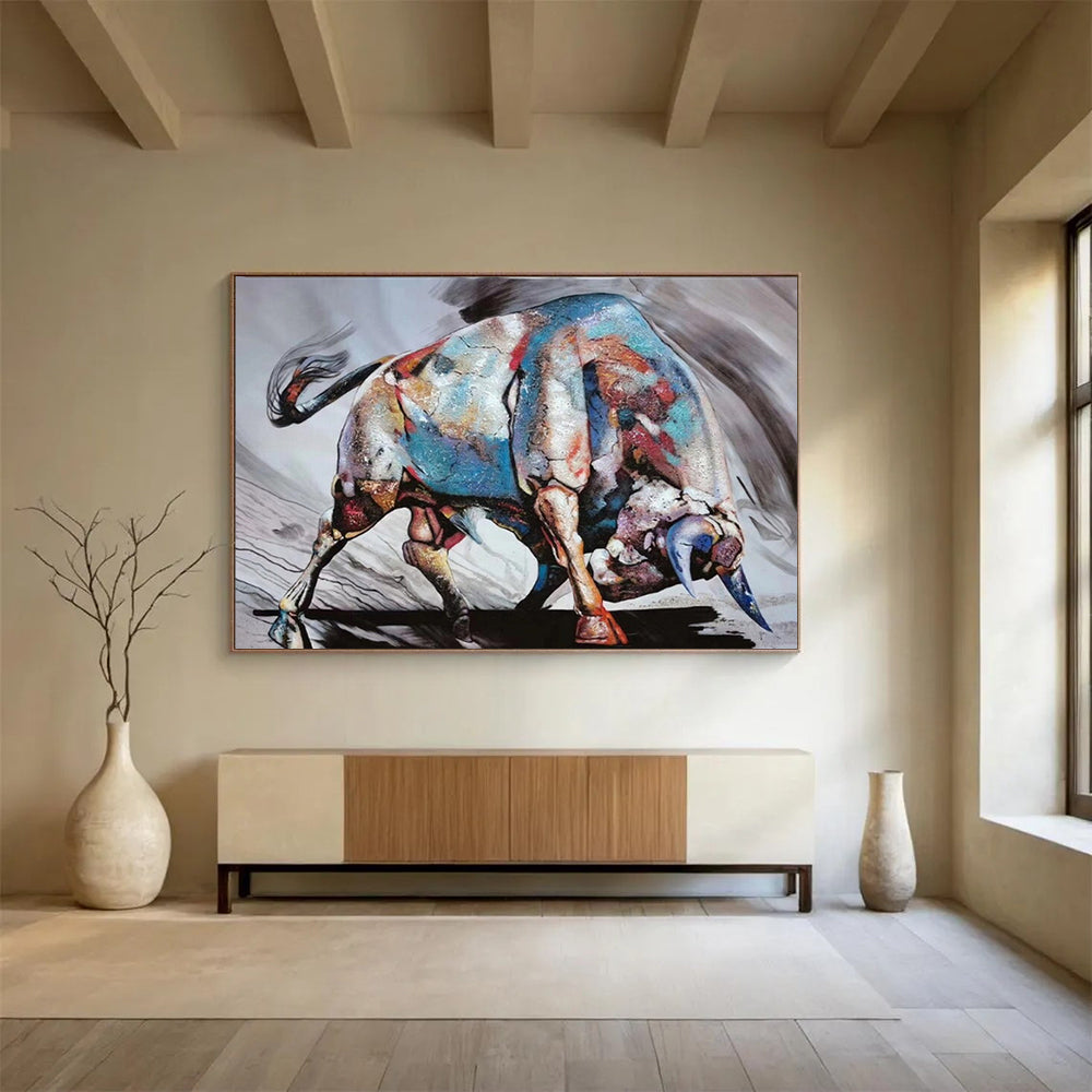 Retro Abstract Wall Art for Office & Dining Room LargeART1747