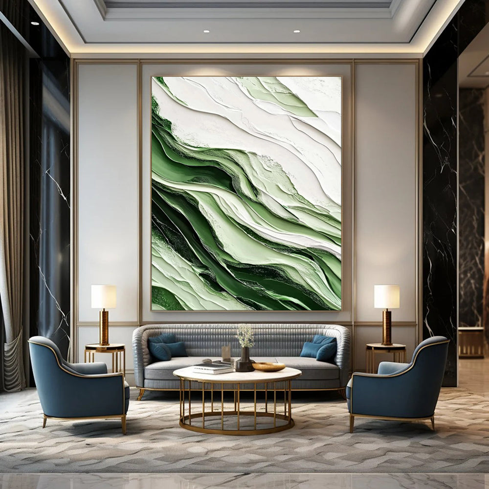 Sophisticated Textured Abstract Wall Art for Office & Reception Area LargeART2069