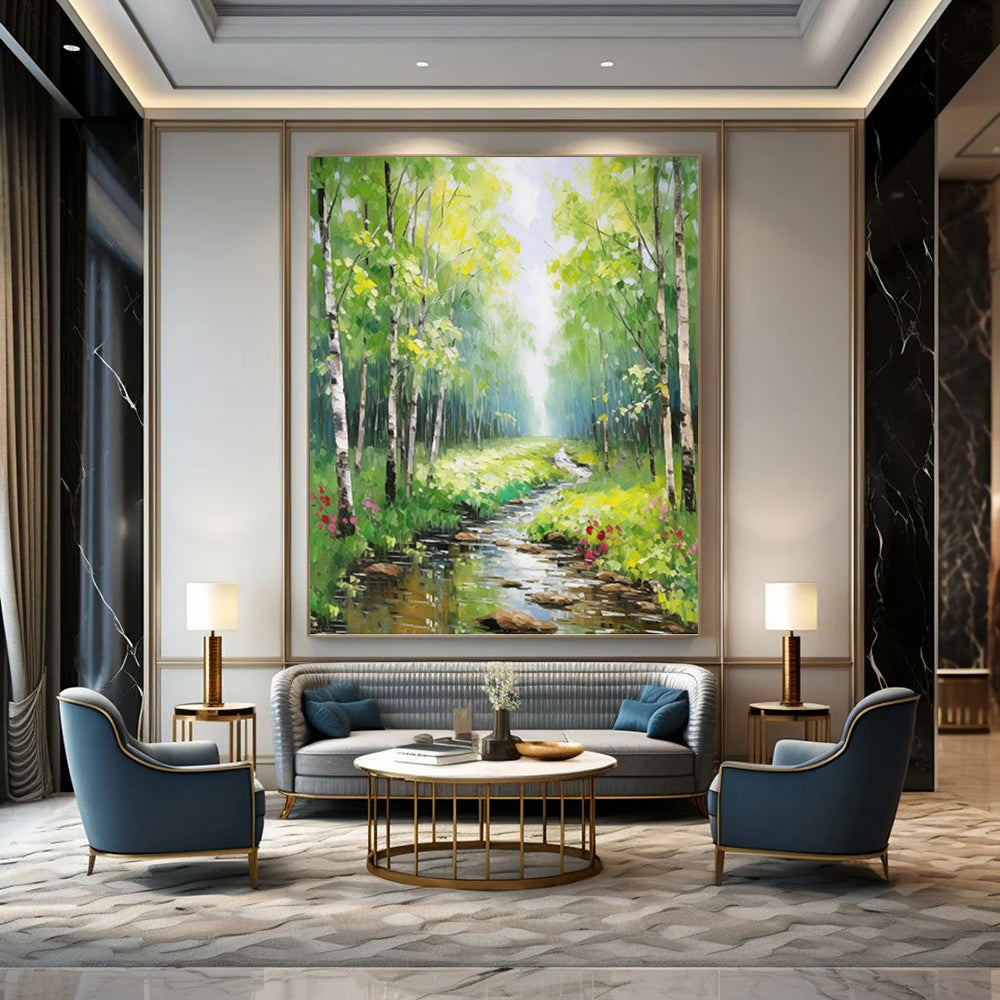 Mesmerizing Hand - Painted Textured Abstract Art for Office & Dining Room DKH1266