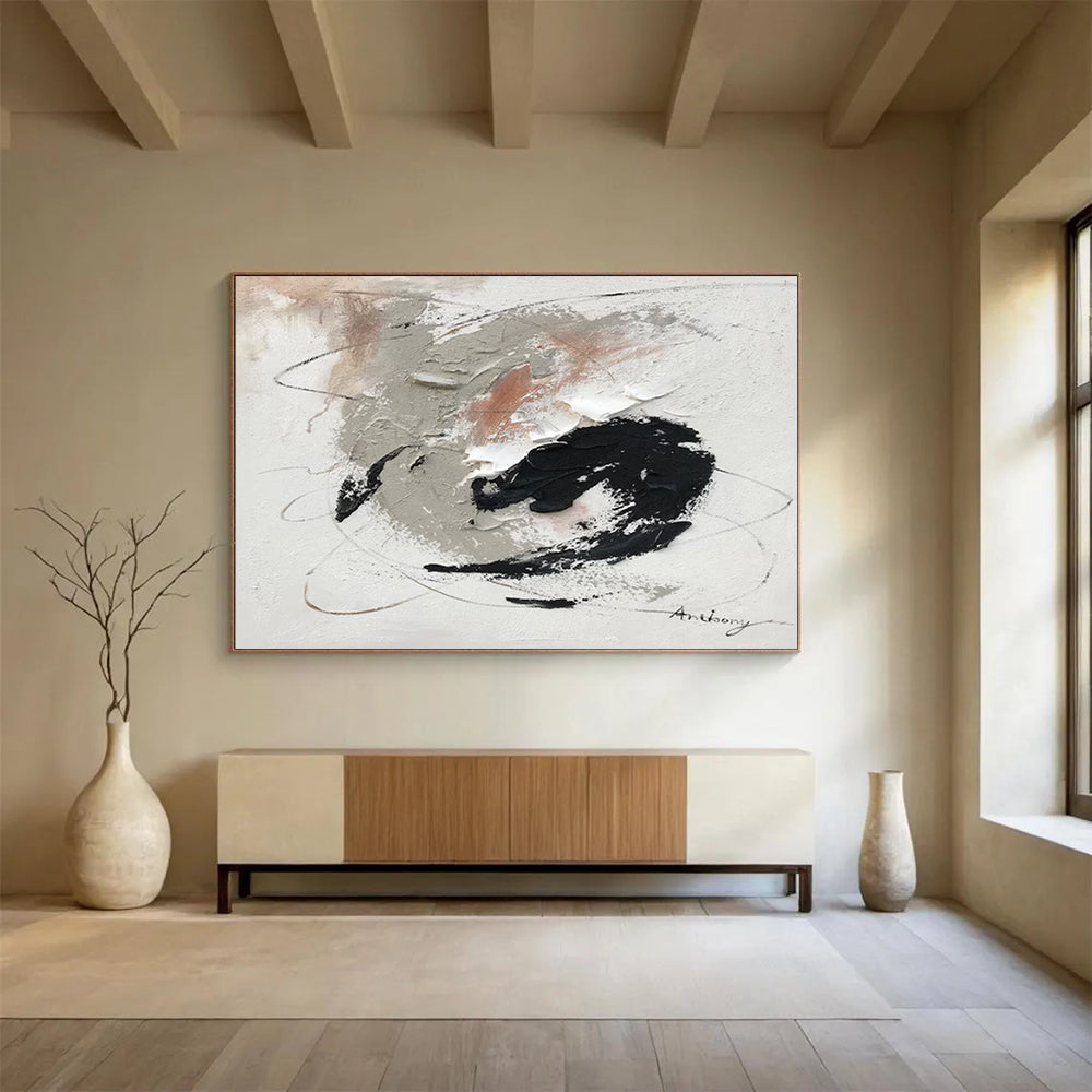 Oversized Abstract Painting for Dining Room & Hallway LargeART1564