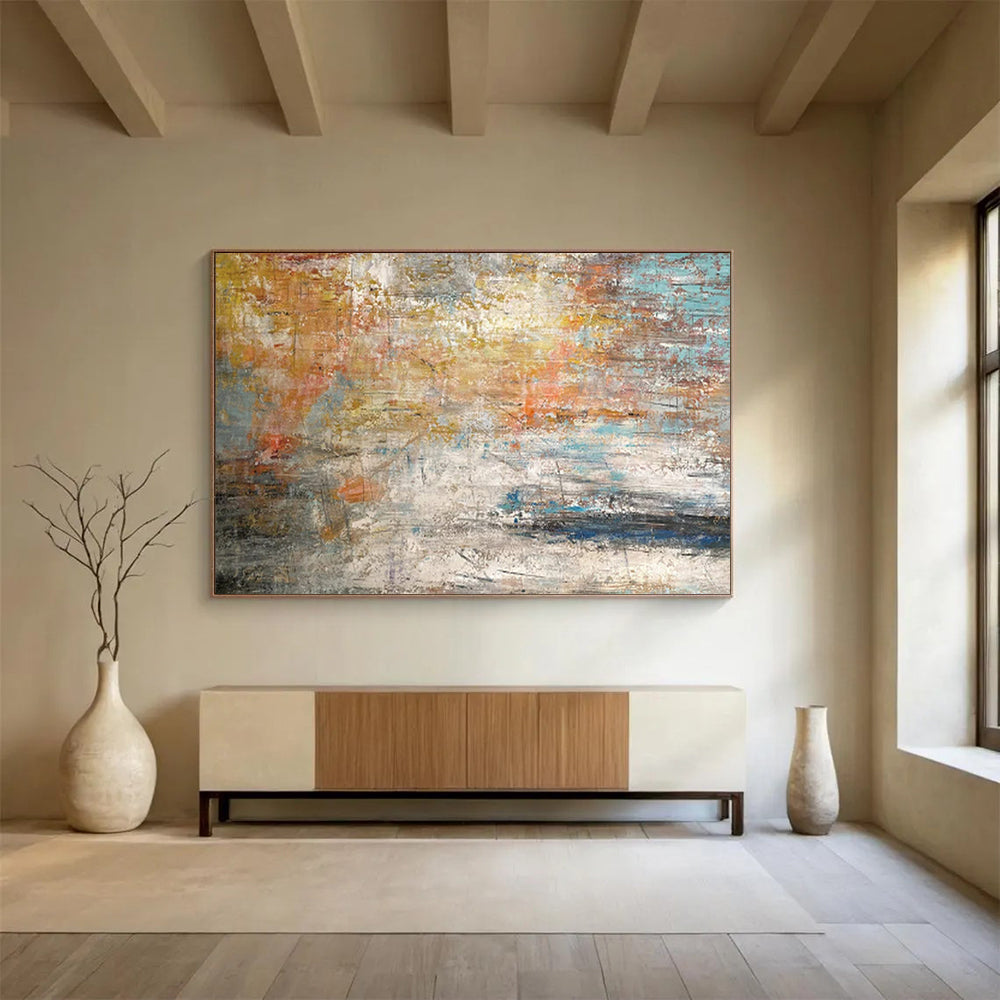 Dynamic Giant Abstract Painting for Office & Bedroom LargeART1584