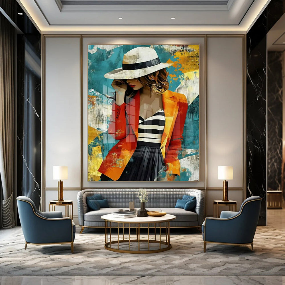 Colossal Hand-Painted Abstract Artworks for Bedroom & Kids' Room LargeART2191
