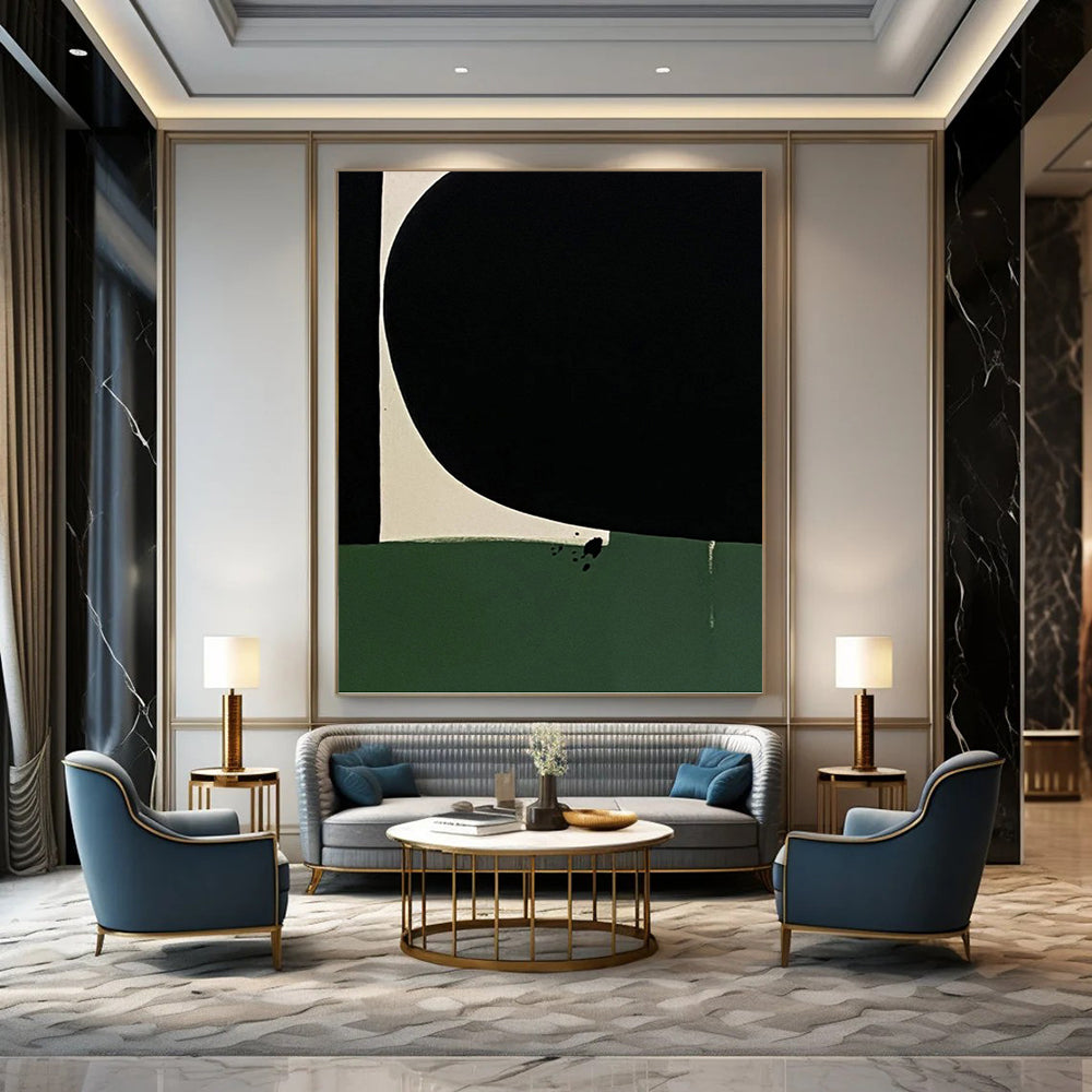 Striking Hand - Painted Textured Abstract for Nursery & Children’s Playroom DKH1214