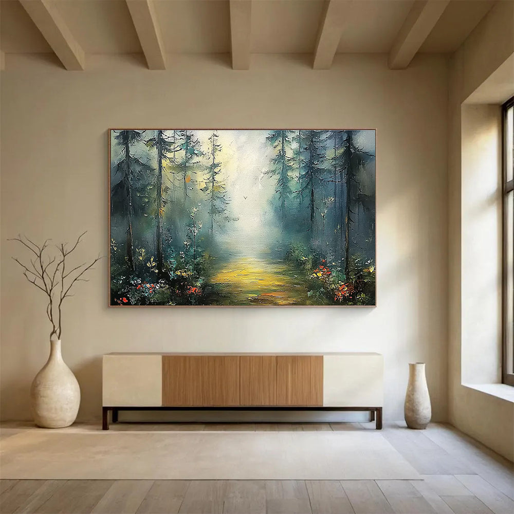 Statement - Making Large Abstract Canvas for Living Room & Office DKH871