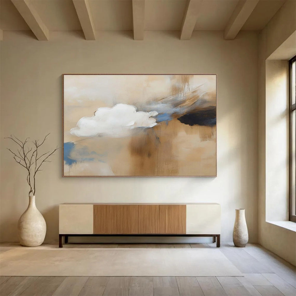 Hand - Crafted Oversized Abstract Painting for Hallway & Bar DKH090