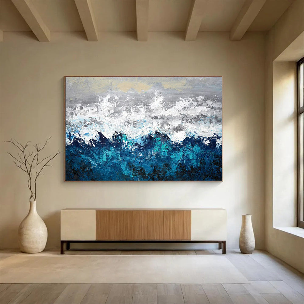 Mesmerizing Grand Abstract Painting for Living Room & Dining Room LargeART1601