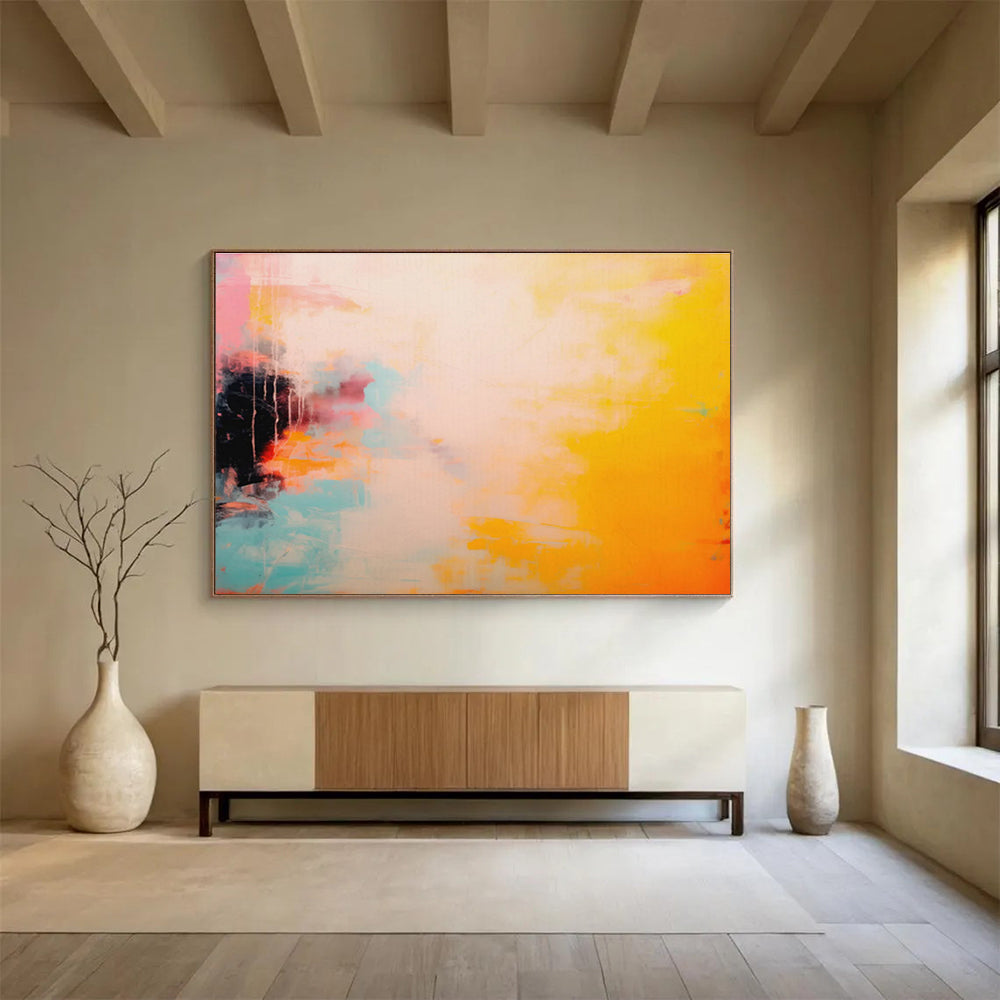 Oversized Abstract Painting for Bar & Office DKH471