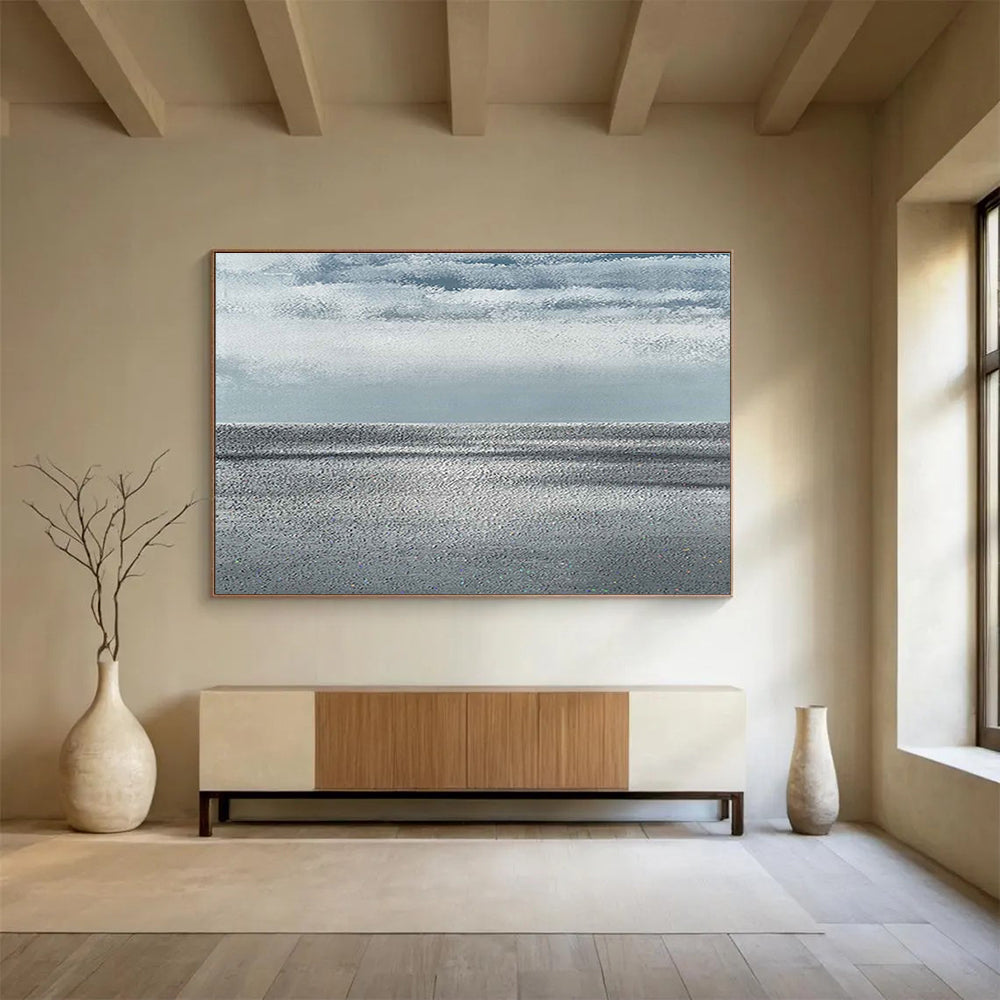 Grand Hand - Painted Textured Abstract Canvas for Focal Decor Statements DKH749