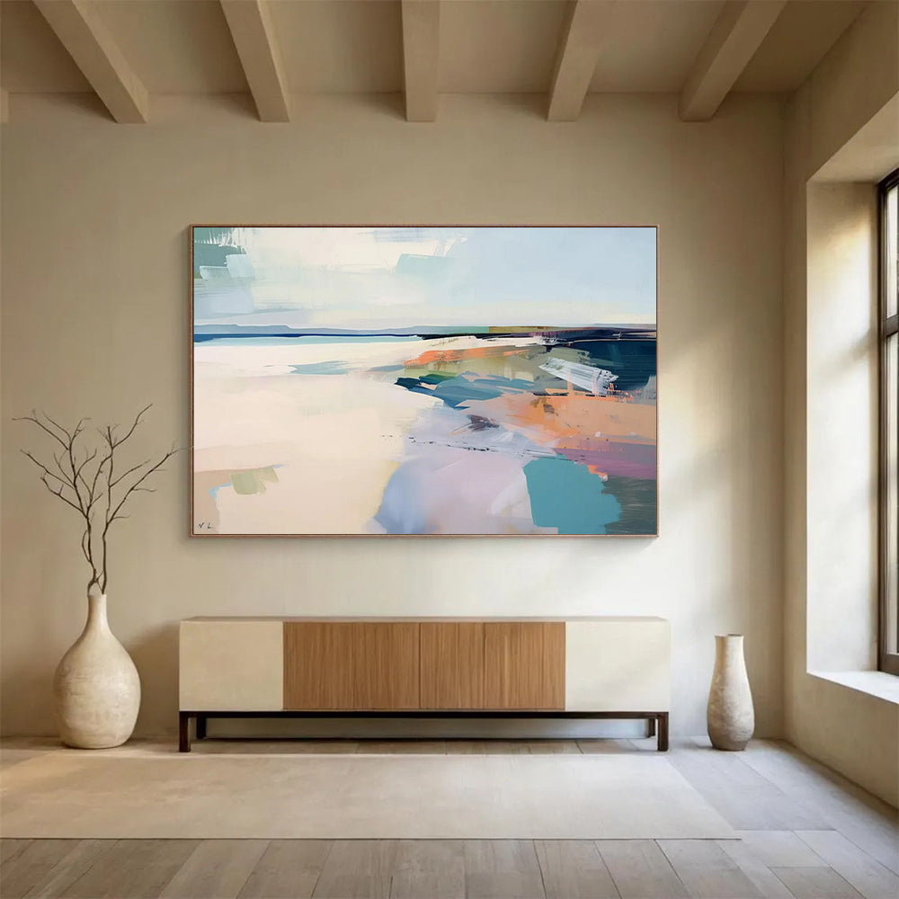 Large - Format Abstract Wall Art for Bedroom & Dining Room LargeART1544