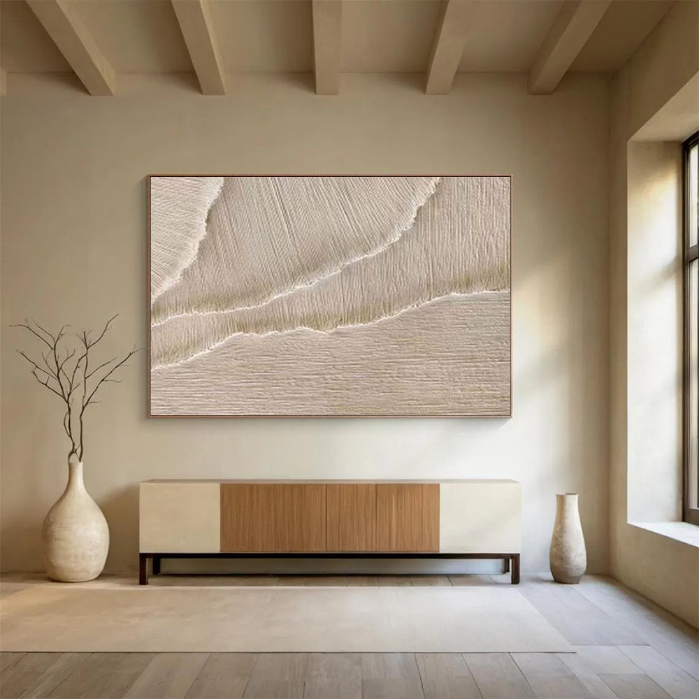 Custom Hand - Painted Abstract Wall Decor for Office & Entryway DKH095