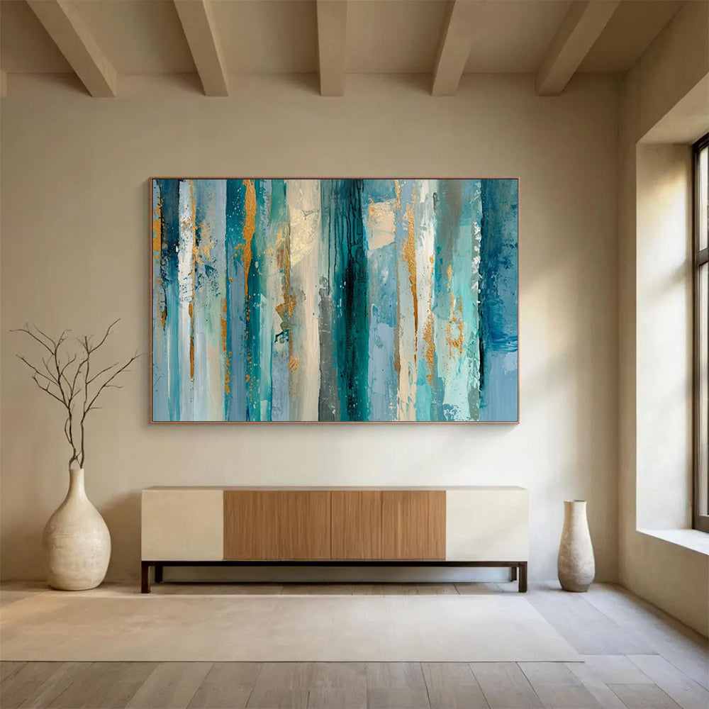 Immersive Abstract Canvas Art for Living Room & Dining Room LargeART1715