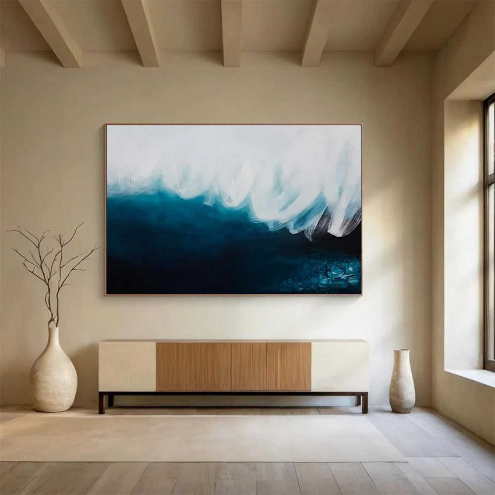 Giant Hand-Painted Abstract Wall Decor for Bar & Hotel LargeART1498