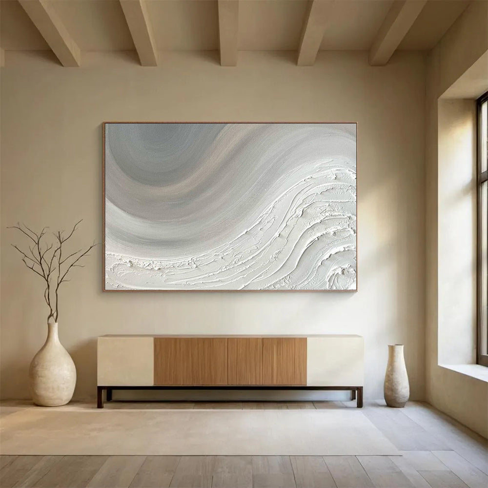 Oversized Hand-Painted Abstract Art for Dining Room & Bar LargeART1527