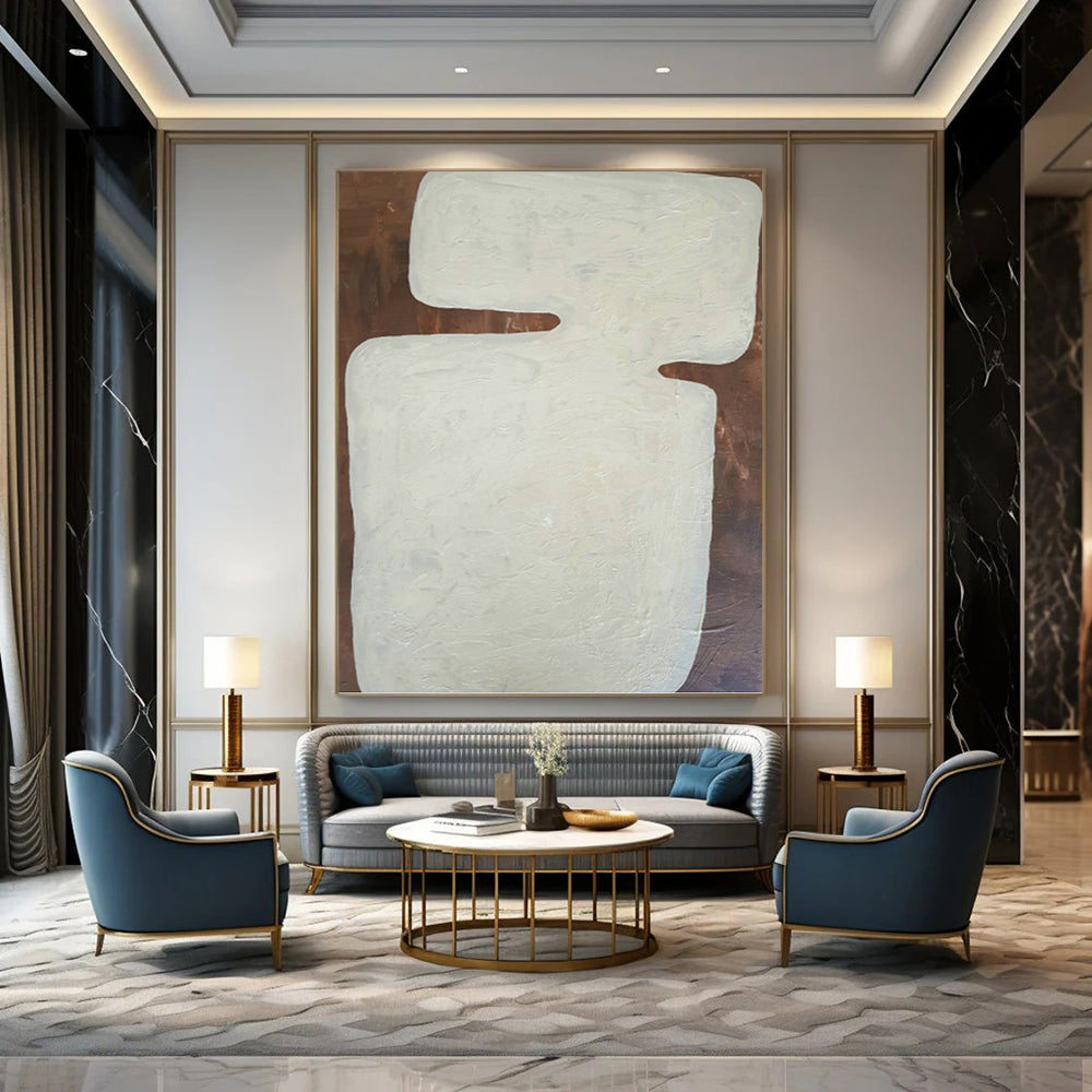 Breathtaking Custom - Rendered Textured Canvas Abstract for Bar & Bedroom DKH1082