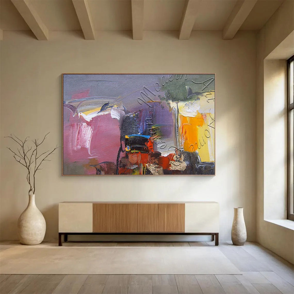 Striking Giant Abstract Artwork for Living Room & Hotel Lobby LargeART1622