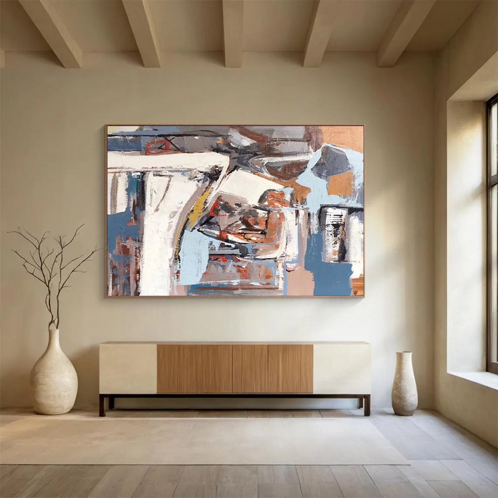 Abstract Coastal Collage - Modern Office Creativity DLZ026