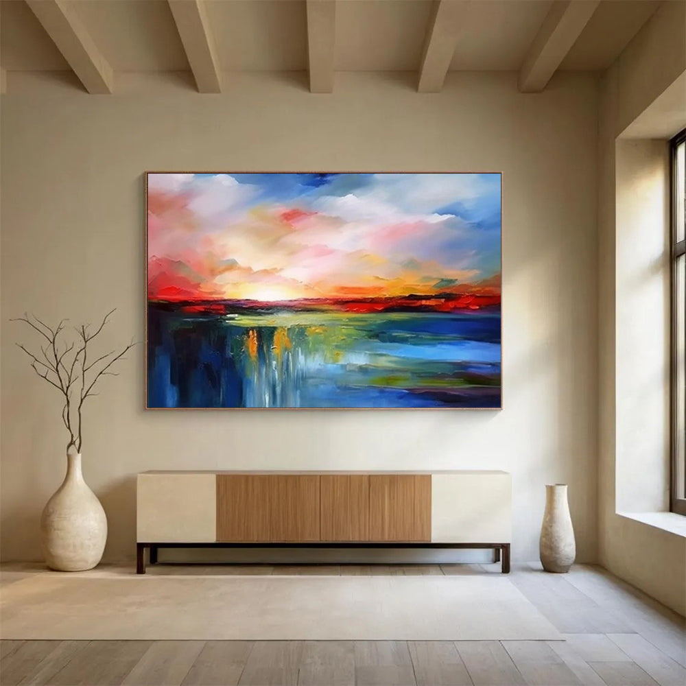Luxurious Vast Abstract Canvas for Dining Room & Hotel LargeART1597