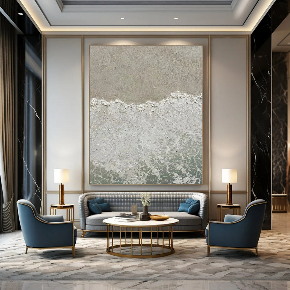 Professionally Designed Hand - Crafted Textured Canvas Abstract for Office & Living Room DKH1127