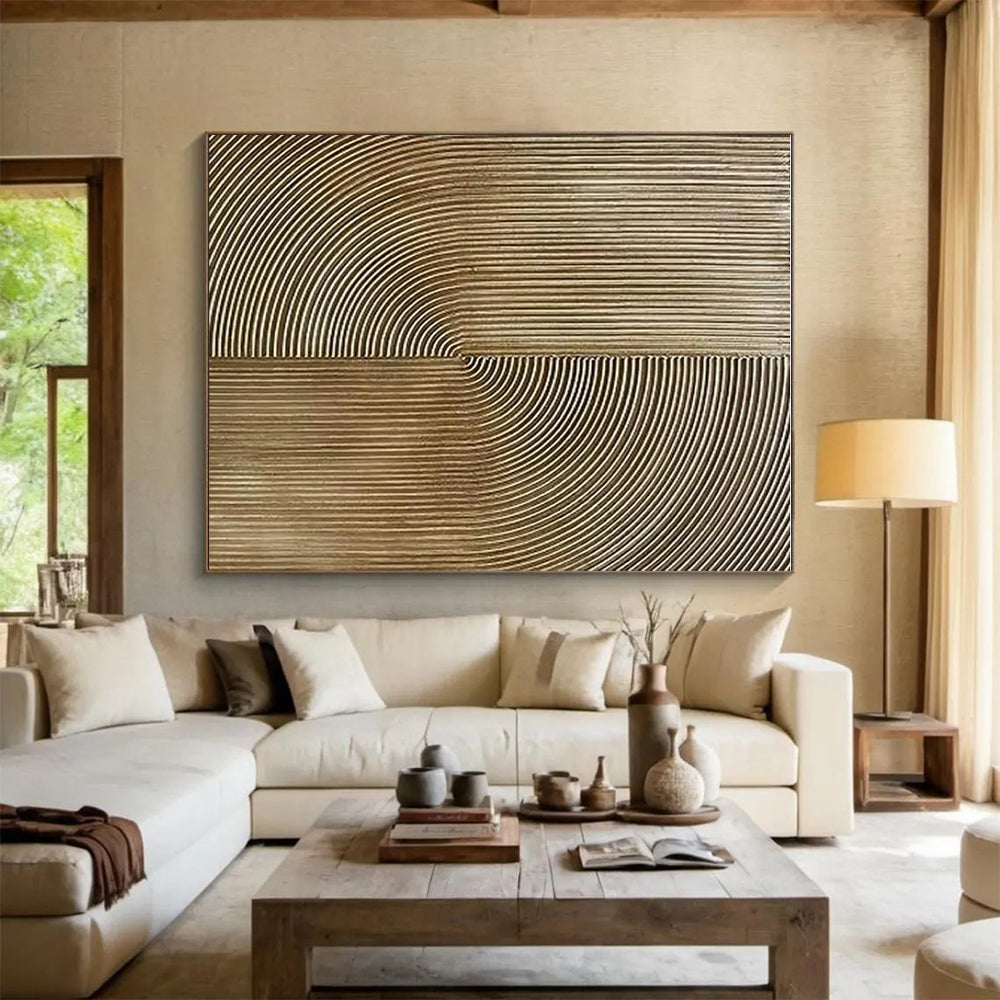 Large Modern Abstract Canvas for Conference Center Plenary Halls