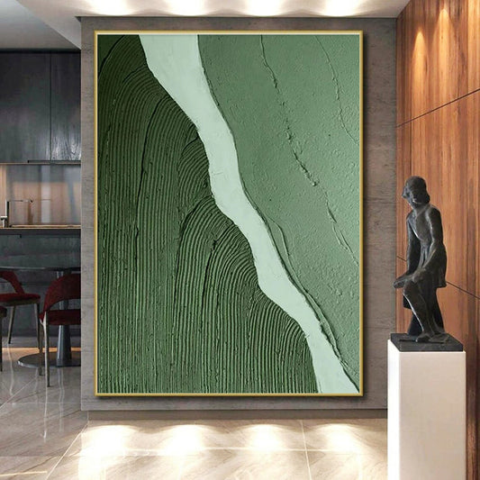 Staggering Custom Hand-Painted Abstract Painting for Restaurant Interiors LargeART0650