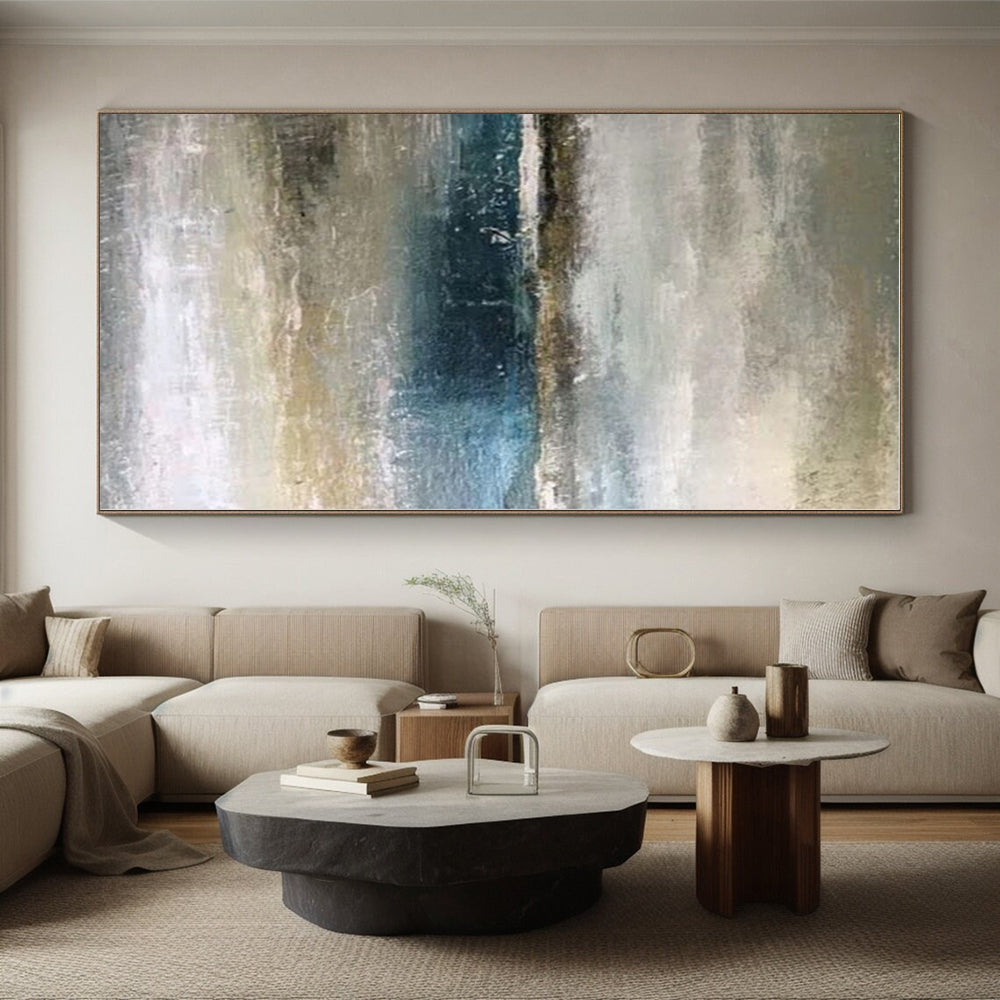 Custom Giant Hand-Painted Abstract Painting for Home Bar Back Wall LargeART0590