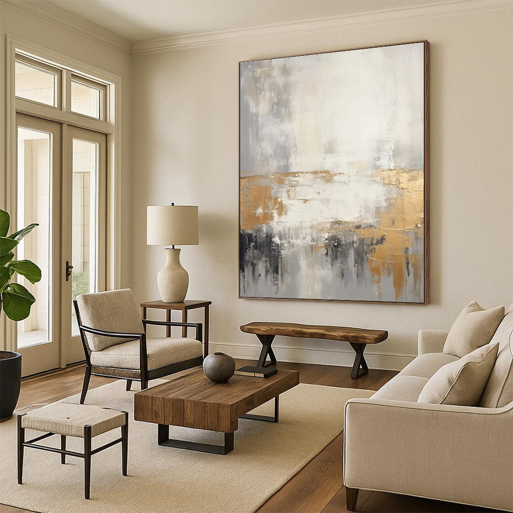 Super-Sized Modern Abstract Art for Beauty Salon Relaxing Interiors