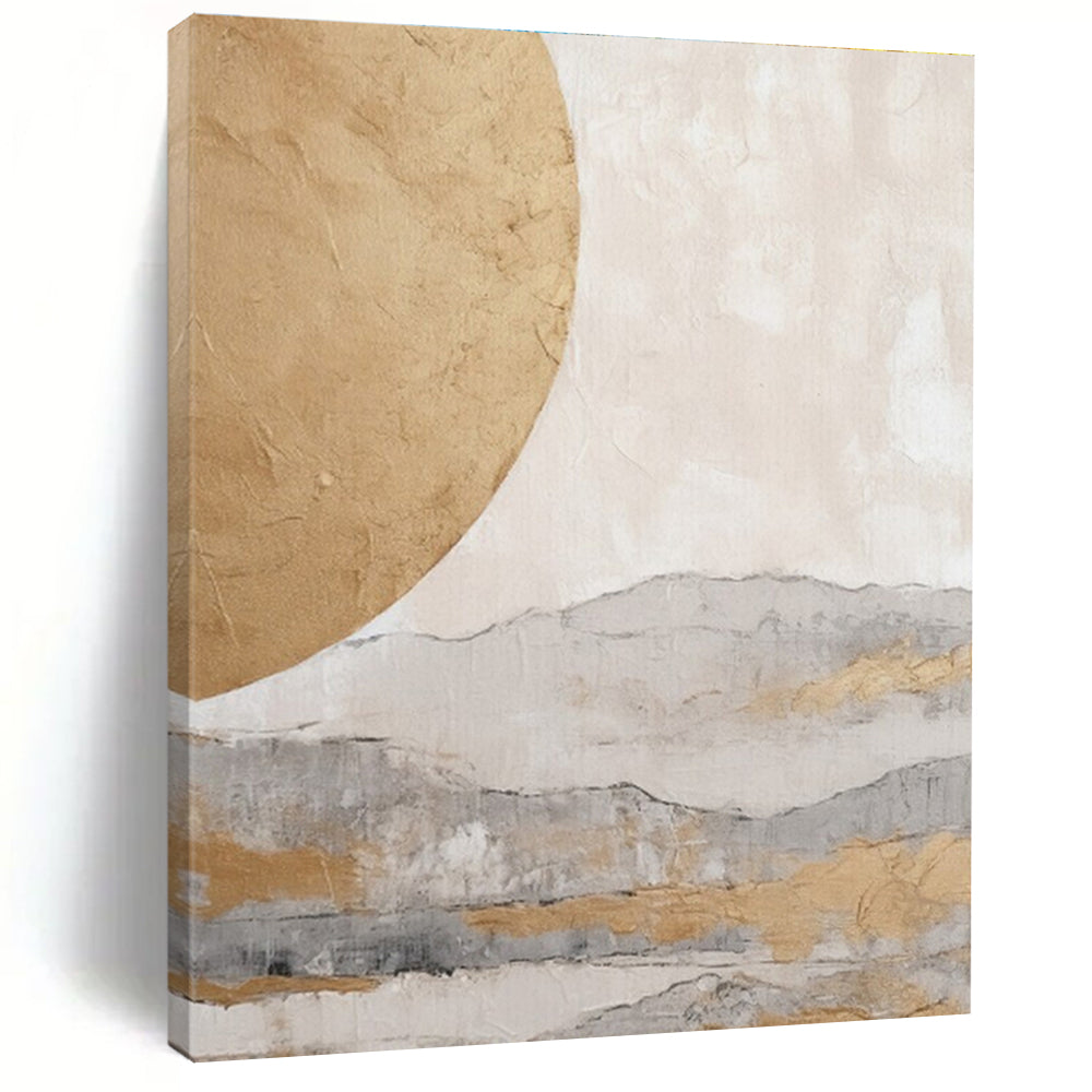 Large-Scale Modern Abstract Art for Contemporary Attic Storage and Display Wall