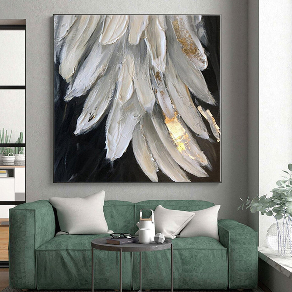 Mammoth Made-to-Order Abstract Canvas for Kitchen Island Feature Wall
