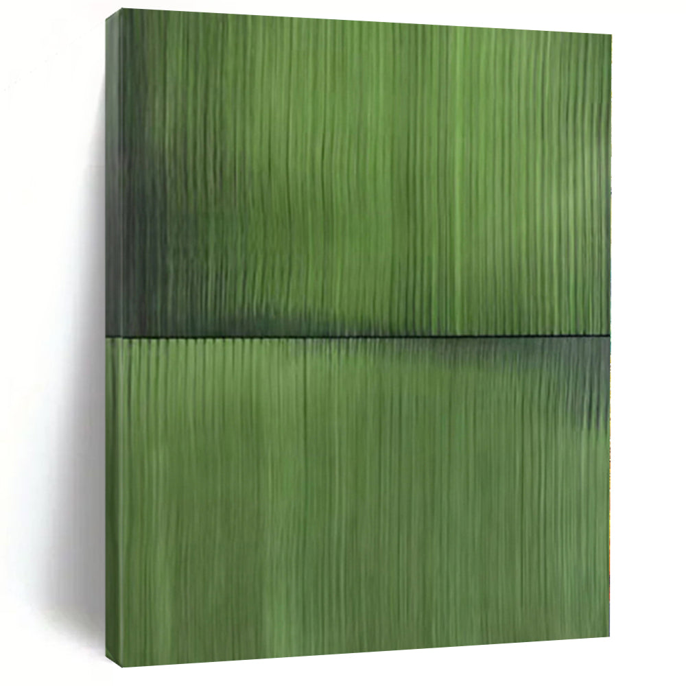 Immense Abstract Canvas for Media Room Recesses - Hand-Painted Resin on Linen