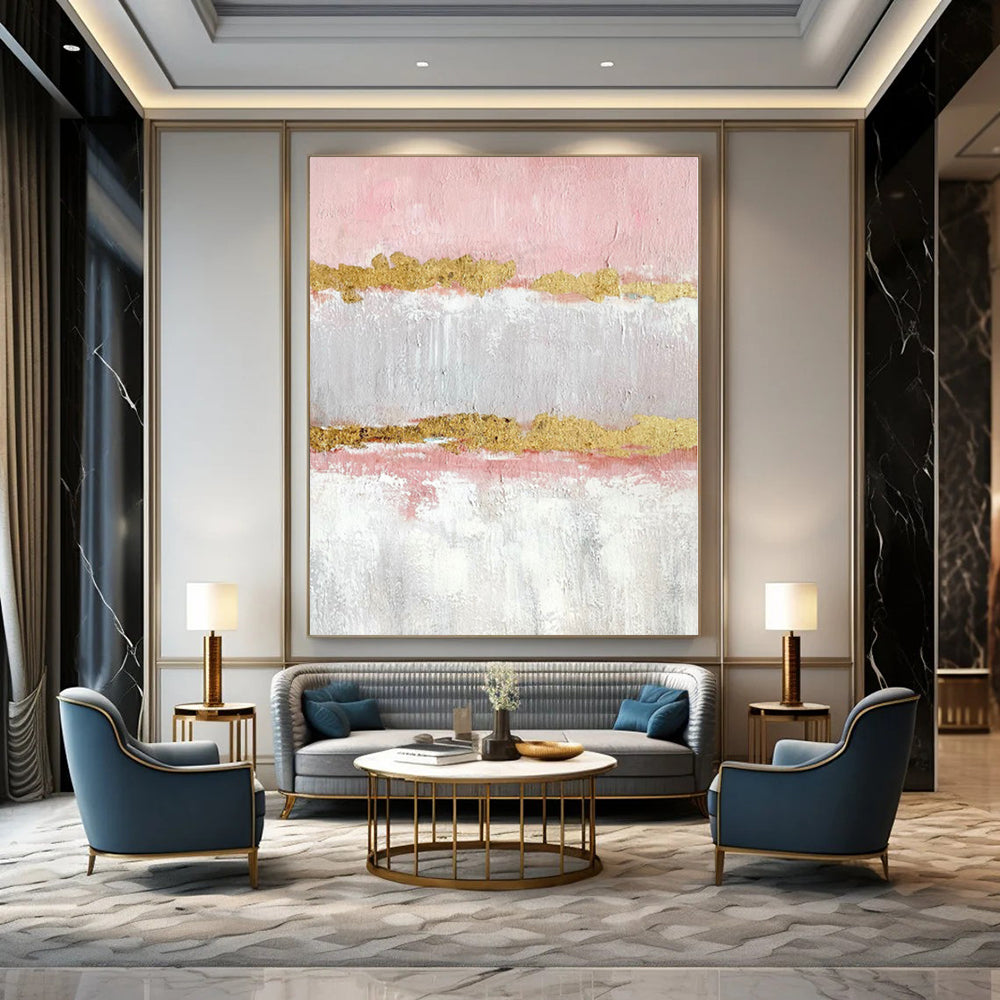 Giant Abstract Art for She Shed / He Shed Interiors - Made to Order Acrylic on Linen