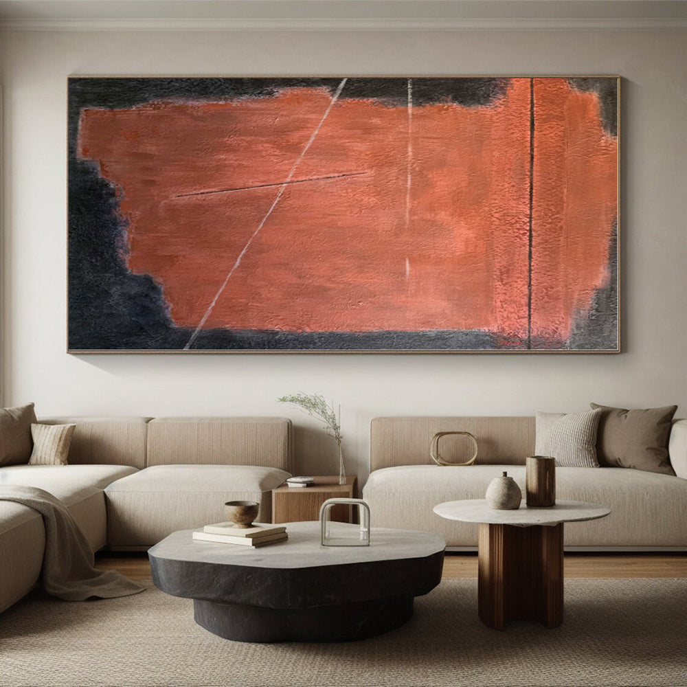 Enormous Made-to-Order Abstract Wall Art for Entryway Coat Closet Wall