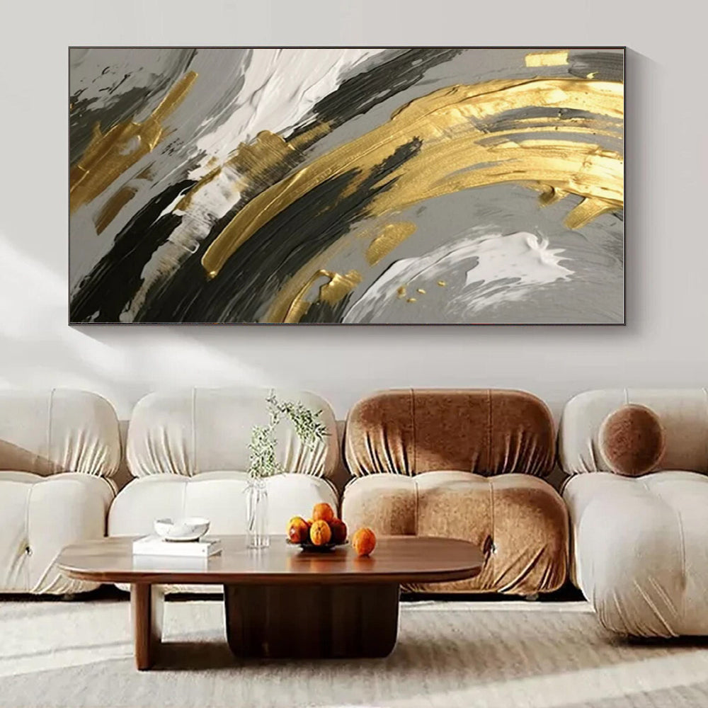 Ethereal Fairyland Hand-Painted Abstract Mural for Magical Bedrooms