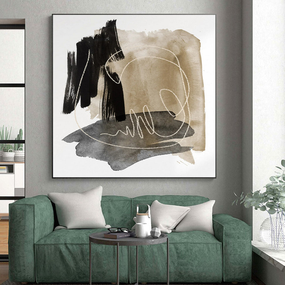 Grand Made-to-Order Abstract Wall Art for Entryway Window Sill Walls