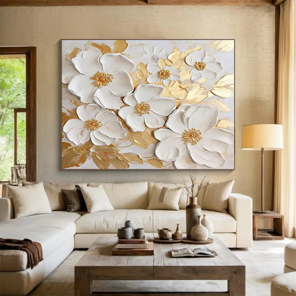 Enormous Hand-Crafted Abstract Canvas for Photography Studios LargeART0658
