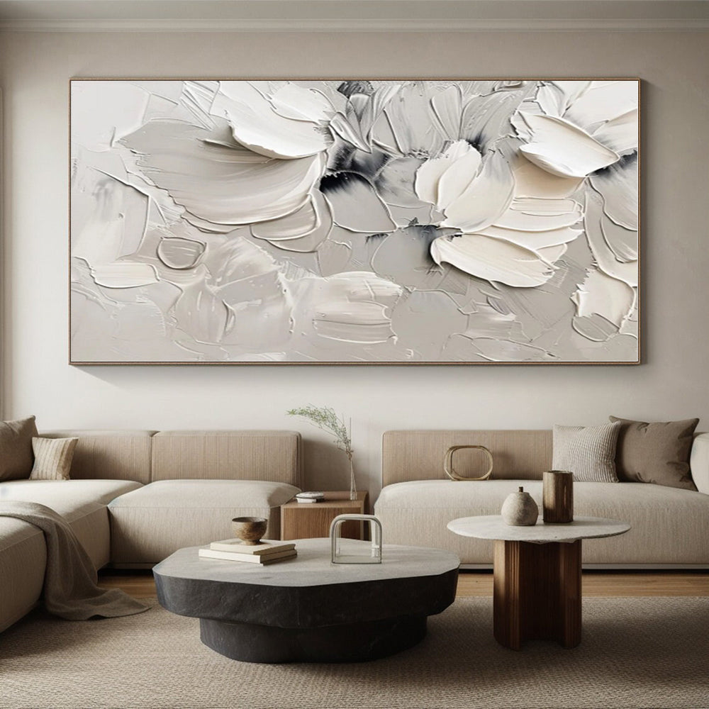 Massive Custom Hand-Painted Abstract Art for Walk-in Closet Style Wall