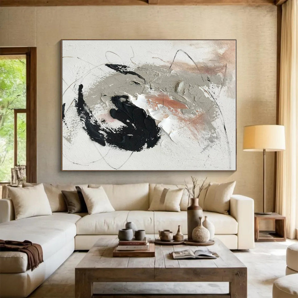 Extra-Huge Modern Abstract Painting for Home Craft Room Creative Catalyst