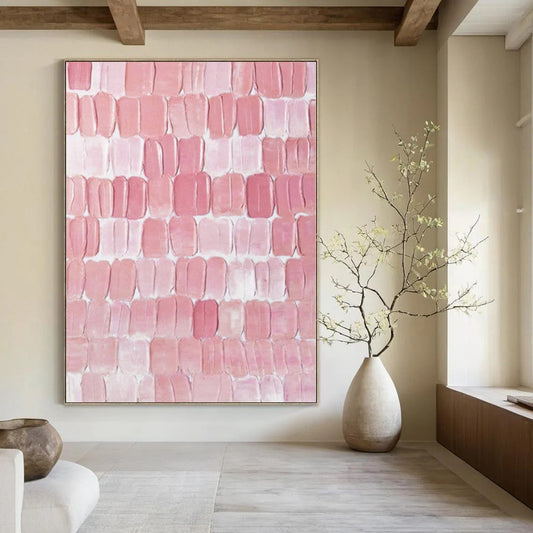 Monumental Abstract Painting for Indoor Atrium Spaces - Commissioned Resin on Linen
