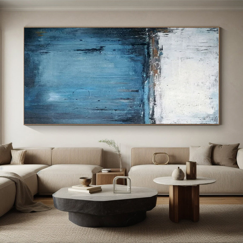 Extra-Large Modern Abstract Artwork for Co-Working Space Collaboration Areas