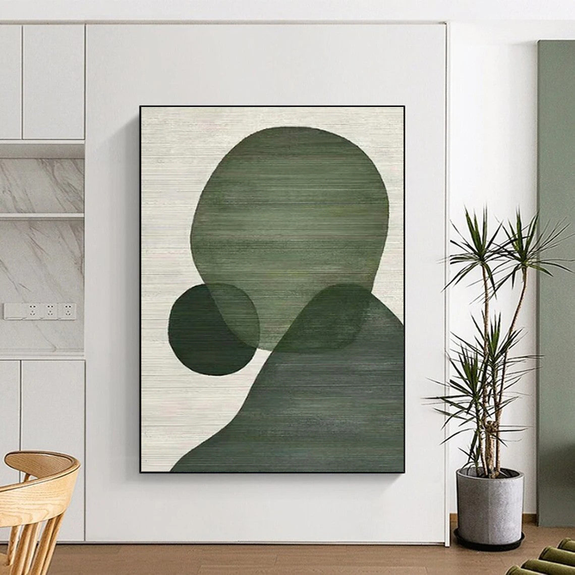 Custom Large Hand-Painted Abstract Painting for Home Music Studio Performance Wall LargeART0593